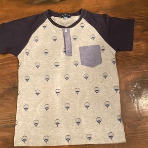 Navy and grey t-shirt